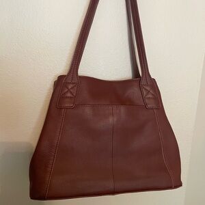American Leather Co ADA Triple Entry Handbag